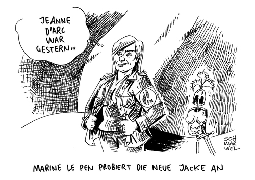 Triumph für Marine Le Pen Triumph für Marine Le Pen