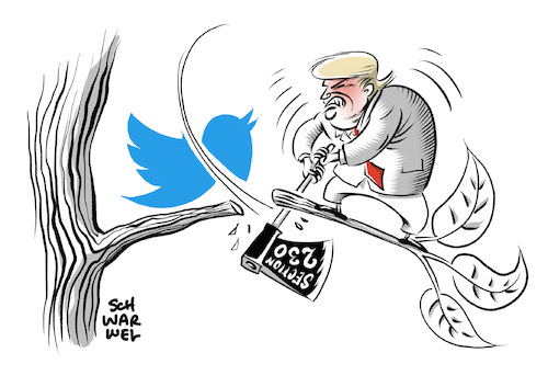 Cartoon: Trump Twitter Faktencheck (medium) by Schwarwel tagged donald,trump,twitter,america,amerika,präsident,president,weißes,haus,soziale,medien,soziales,netzwerk,portal,nachrichtendienst,tweet,tweets,fake,news,hass,hetze,faktencheck,plattform,gewaltverherrlichung,dekret,onlinedienst,nationalgarde,minneapolis,polizeieinsatz,messenger,follower,cartoon,karikatur,schwarwel,donald,trump,twitter,america,amerika,präsident,president,weißes,haus,soziale,medien,soziales,netzwerk,portal,nachrichtendienst,tweet,tweets,fake,news,hass,hetze,faktencheck,plattform,gewaltverherrlichung,dekret,onlinedienst,nationalgarde,minneapolis,polizeieinsatz,messenger,follower,cartoon,karikatur,schwarwel