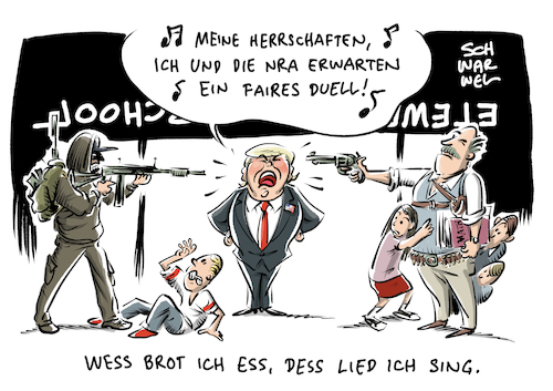 Trump USA Lehrer bewaffnen Trump USA Lehrer bewaffnen