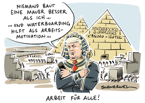 Trumps Mauer zu Mexiko Trumps Mauer zu Mexiko