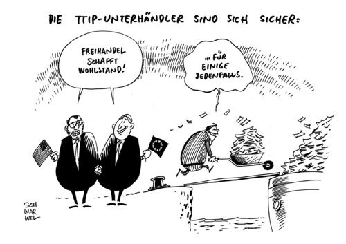 Cartoon: TTIP Freihandelsabkommen (medium) by Schwarwel tagged ttip,freihandelsabkommen,eu,europäische,union,usa,us,hinter,verschlossenen,türen,geheim,unterhändler,handel,wirtschaft,finanzen,freihandel,wohlstand,geld,parlament,abhör,äffäre,skandal,überwachung,snowden,ausschluss,ein,transatlantisches,handels,und,investitionsabkommen,karikatur,schwarwel,ttip,freihandelsabkommen,eu,europäische,union,usa,us,hinter,verschlossenen,türen,geheim,unterhändler,handel,wirtschaft,finanzen,freihandel,wohlstand,geld,parlament,abhör,äffäre,skandal,überwachung,snowden,ausschluss,ein,transatlantisches,handels,und,investitionsabkommen,karikatur,schwarwel