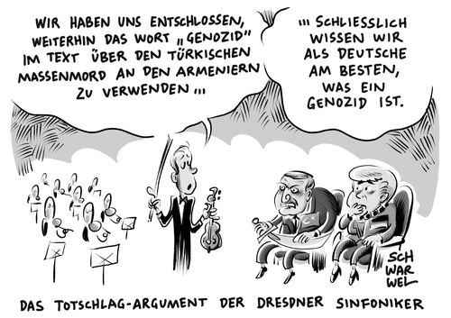 Cartoon: Türkei Kunstwerk Aghet (medium) by Schwarwel tagged kunstwerk,aghet,genozid,türkei,meinungsfreiheit,pressefreiheit,erdogan,merkel,dresden,sinfonie,sinfoniker,türkische,beschwerde,kritik,ankare,eu,kommission,europäische,union,massenmord,tot,tod,gewalt,krieg,armenien,armenier,karikatur,schwarwel,mord,kunstwerk,aghet,genozid,türkei,meinungsfreiheit,pressefreiheit,erdogan,merkel,dresden,sinfonie,sinfoniker,türkische,beschwerde,kritik,ankare,eu,kommission,europäische,union,massenmord,tot,tod,gewalt,krieg,armenien,armenier,karikatur,schwarwel,mord