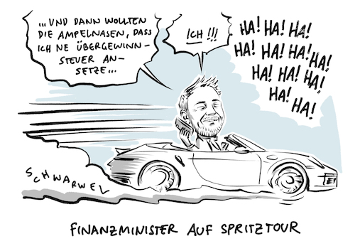 Cartoon: Übergewinnsteuer Spritpreise (medium) by Schwarwel tagged finanzminister,christian,lindner,ampel,ampelkoalition,steuer,steuern,übergewinnsteuer,steuererhöhung,wirtschaft,finanzen,geld,mineralölkonzerne,ukraine,ukrainekrieg,russland,putin,öl,ölexport,sprit,benzin,tankstelle,spritpreise,cartoon,karikatur,schwarwel,finanzminister,christian,lindner,ampel,ampelkoalition,steuer,steuern,übergewinnsteuer,steuererhöhung,wirtschaft,finanzen,geld,mineralölkonzerne,ukraine,ukrainekrieg,russland,putin,öl,ölexport,sprit,benzin,tankstelle,spritpreise,cartoon,karikatur,schwarwel