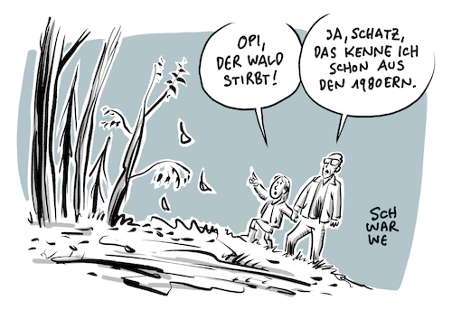 Cartoon: Umweltstudie Bäume bedroht (medium) by Schwarwel tagged umweltstudie,waldsterben,wald,baum,bäume,bäumesterben,bedrohung,umwelt,natur,umweltzerstörung,klimawandel,klima,umweltschutz,umweltschützer,klimaaktivisten,klimaaktivistin,baumarten,aussterben,umweltnaturschutzunion,ökosystem,ökologie,naturschutz,naturkatastrophen,cartoon,karikatur,schwarwel,umweltstudie,waldsterben,wald,baum,bäume,bäumesterben,bedrohung,umwelt,natur,umweltzerstörung,klimawandel,klima,umweltschutz,umweltschützer,klimaaktivisten,klimaaktivistin,baumarten,aussterben,umweltnaturschutzunion,ökosystem,ökologie,naturschutz,naturkatastrophen,cartoon,karikatur,schwarwel