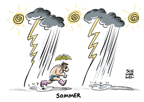 Unwetter in Deutschland