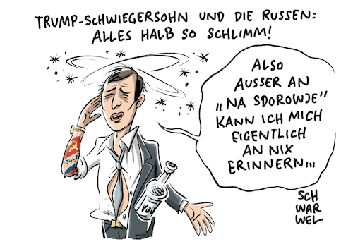 Cartoon: US Wahl Trump Putin (medium) by Schwarwel tagged us,usa,amerika,wahl,trump,donald,schwiegersohn,kushner,präsident,president,russland,putin,moskau,kreml,wahlkampf,weißes,haus,hillary,clinton,russisch,botschaft,botschafter,regierung,politik,politiker,außenpolitik,karikatur,schwarwel,us,usa,amerika,wahl,trump,donald,schwiegersohn,kushner,präsident,president,russland,putin,moskau,kreml,wahlkampf,weißes,haus,hillary,clinton,russisch,botschaft,botschafter,regierung,politik,politiker,außenpolitik,karikatur,schwarwel