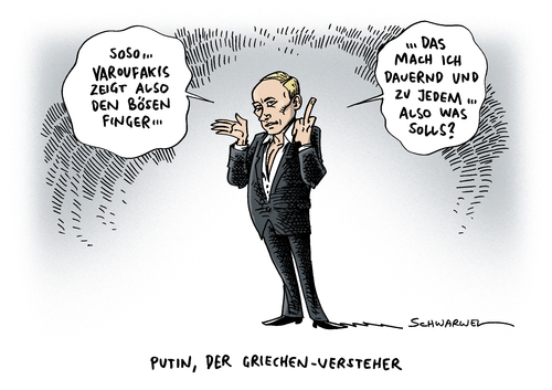 Cartoon: Varoufakis Fingergate Putin (medium) by Schwarwel tagged günter,jauch,varoufakis,fingergate,putin,sprüch,öffentlichkeit,griechenland,karikatur,schwarwel,tv,show,günter,jauch,varoufakis,fingergate,putin,sprüch,öffentlichkeit,griechenland,karikatur,schwarwel,tv,show