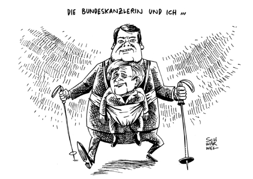 Vizekanzler Gabriel Merkel