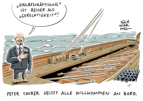 Cartoon: Vollbeschäftigung Gerechtigkeit (medium) by Schwarwel tagged cdu,csu,wahl,wahlkampf,bundestagswahl,wahlprogramm,leitmotiv,gerechtigkeit,spd,martin,schulz,sklaverei,karikatur,schwarel,politik,politiker,wirtschaftspolitik,finanzpolitik,merkel,seehofer,vollbeschäftigung,arbeit,arbeitnehmer,arbeitgeber,lohn,gehalt,peter,tauber,shitstorm,minijob,minijobber,tweet,twitter,ausbildung,cdu,csu,wahl,wahlkampf,bundestagswahl,wahlprogramm,leitmotiv,gerechtigkeit,spd,martin,schulz,sklaverei,karikatur,schwarel,politik,politiker,wirtschaftspolitik,finanzpolitik,merkel,seehofer,vollbeschäftigung,arbeit,arbeitnehmer,arbeitgeber,lohn,gehalt,peter,tauber,shitstorm,minijob,minijobber,tweet,twitter,ausbildung