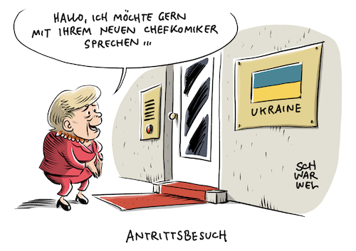 Cartoon: Wahl Ukraine TV Komiker Selensky (medium) by Schwarwel tagged wahl,ukraine,wahlen,wähler,tv,komiker,comedian,comedy,selenskyj,merkel,bundeskanzlerin,russland,putin,kreml,annexion,krim,präsident,staatsoberhaupt,präsidentschaftswahl,medwedew,schauspieler,politiker,politik,rechtsstaat,rechtsstaatlichkeit,demokratie,diktatur,entertainer,demokratisierung,cartoon,karikatur,schwarwel,wahl,ukraine,wahlen,wähler,tv,komiker,comedian,comedy,selenskyj,merkel,bundeskanzlerin,russland,putin,kreml,annexion,krim,präsident,staatsoberhaupt,präsidentschaftswahl,medwedew,schauspieler,politiker,politik,rechtsstaat,rechtsstaatlichkeit,demokratie,diktatur,entertainer,demokratisierung,cartoon,karikatur,schwarwel