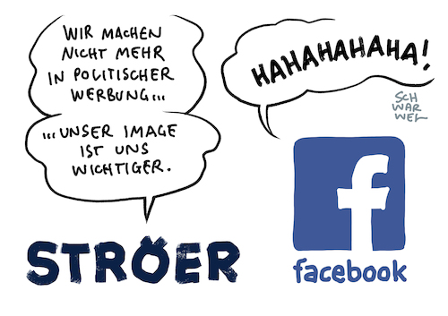 Wahl Werbung Ströer Facebook