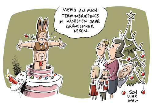 Cartoon: Weihnachten Fest der Liebe (medium) by Schwarwel tagged weihnachten,weihnachtsmann,weihanchtsbaum,tannenbaum,osterhase,ostern,familie,advent,adventszeit,torte,chippendales,termin,business,politik,wirtschaft,finanzen,karikatur,schwarwel,weihnachten,weihnachtsmann,weihanchtsbaum,tannenbaum,osterhase,ostern,familie,advent,adventszeit,torte,chippendales,termin,business,politik,wirtschaft,finanzen,karikatur,schwarwel