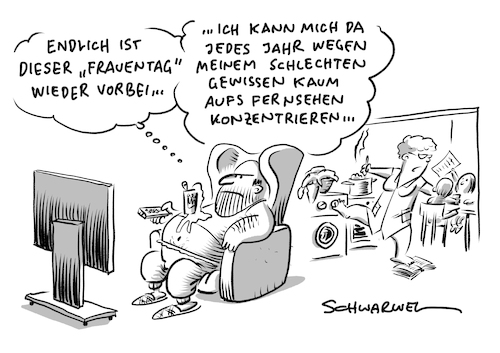 Cartoon: Weltfrauentag Blumen (medium) by Schwarwel tagged frauentag,frauen,frauenrechte,feminismus,gleichstellung,gleichberechtigung,haushalt,kinder,küche,putzen,patriarchat,patriarch,rollenbilder,frauenquote,quote,gleichheit,blumen,präsente,pralinen,cartoon,karikatur,schwarwel,frauentag,frauen,frauenrechte,feminismus,gleichstellung,gleichberechtigung,haushalt,kinder,küche,putzen,patriarchat,patriarch,rollenbilder,frauenquote,quote,gleichheit,blumen,präsente,pralinen,cartoon,karikatur,schwarwel