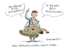 Cartoon: AKK Verteidigungspolitik (small) by Schwarwel tagged akk,kramp,karrenbauer,verteidigungsministerin,verteidigung,militr,krieg,frieden,soldaten,armee,bundeswehr,gewehr,panzer,militäreinsatz,cartoon,karikatur,schwarwel