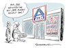 Cartoon: Aldi Corona Selbsttests (small) by Schwarwel tagged corona,coronapandemie,covid19,pandemie,selbsttest,schnelltests,aldi,discounter,wirtschaft,marktregulierung,markt,finanzen,gesundheitsminister,jens,spahn,lockerungen,shutdown,lockdown,maskenpflicht,cartoon,karikatur,schwarwel