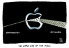 Cartoon: Apple unerwartet hohe Gewinne (small) by Schwarwel tagged apple,unerwartet,hohe,gewinne,aktionäre,karikatur,schwarwel,konsument