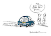 Cartoon: Autonomes Auto Unfall Uber (small) by Schwarwel tagged autonomes,fahren,auto,kfz,wagen,fahrzeug,automobil,automobilindustrie,autobauer,autohersteller,unfall,tot,tod,polizei,uber,selbstfahrendes,roboter,roboterauto,roboterwagen,fahrdienstvermittler,autonome,fahrzeuge,testfahrten,testfahrt,elektroauto,technologie,konzern,tödlicher,cartoon,karikatur,schwarwel