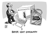 Cartoon: Bayer will Monsanto kaufen (small) by Schwarwel tagged bayer,kauf,monsanto,konzern,glyphosat,unkraut,unkrautvernichter,roundup,saatgutkonzern,saatgut,chemieriese,agra,agrar,agrargeschäft,gentechnik,gentechnisch,krebs,krebserregend,landwirtschaft,garten,gartenbau,unkrautbekämpfung,pflanzenschutzmittel,karikatu