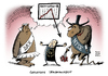 Cartoon: Börsenhochzeit (small) by Schwarwel tagged börse,hochzeit,heirat,eu,europäische,union,frankfurt,new,york,kommission,dax,nyse,fusion,exchange,wettbewerb,monopol,wirtschaft,geld,finanzen,markt,wall,street,stock,karikatur,schwarwel