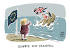 Cartoon: Brexit May kein Zurück (small) by Schwarwel tagged brexit,great,britain,england,großbritannien,englisch,austritt,eu,europäische,union,theresa,may,merkel,karikatur,schwarwel