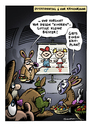 Cartoon: Cartoon von Schwarwel (small) by Schwarwel tagged schwarwel,cartoon,witz,lustig,ostern,osterhase,schweinevogel,iron,doof,kind,kinder,feiertag,eier,suche,swampie,el,depressivo,plan,hase