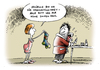 Cartoon: Chancengleichheit (small) by Schwarwel tagged chancengleichheit,chance,gleichheit,recht,gesetz,freiheit,frau,mann,familie,karikatur,mädchen,woman,gerechtigkeit,verteilung,leben,arbeit,job,verbot,diskriminierung,lohn,gehalt,unternehmen,beruf,alltag,schwarwel,mutter,vater,socken,haushalt,kleidung,küche