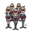 Cartoon: Chor (small) by Schwarwel tagged chor chorleute singen musik lieder rock pop liederbuch song illustration schwarwel