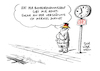 Cartoon: Deutsche Bahn Bundesregierung (small) by Schwarwel tagged deutsche,bahn,verkehr,zug,lok,lokführer,verspätung,bundesrechnungshof,bundesregierung,schiene,bahnreform,bundeshaushalt,haushalt,wirtschaft,finanzen,personenverkehr,güterverkehr,politik,deutschland,merkel,ist,schuld,cartoon,karikatur,schwarwel