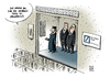 Cartoon: Deutsche Bank Milliardenverlust (small) by Schwarwel tagged deutsche,bank,bankenchefs,jain,fitschen,chef,bankier,aktionäre,milliardenverlust,geduld,fahrstuhl,karikatur,schwarwel,geld,jobs,börse,verkauf,wirtschaft,konzern,unternehmen