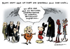 Cartoon: Disney Kauf Star Wars Imperium (small) by Schwarwel tagged disney,konzern,star,wars,imperium,tv,film,milliarde,george,lucas,comic,comicfigur,mickey,mouse,spiderman,trickfilm,animation,kinder,fernsehen,merkel,politik,deutschland,karikatur,schwarwel