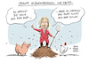 Cartoon: Dorfkinder Julia Klöckner (small) by Schwarwel tagged dorfkinder,julia,klöckner,ministerin,landwirtschaftsministerin,kampagne,jugend,kinder,dorf,agrarministerin,land,ländliche,entwicklung,investitionen,infrastruktur,internet,busanbindung,freizeitangebote,jugendzentren,alkohol,nazis,baseballschlägerjahre,region,cartoon,karikatur,schwarwel