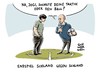 Cartoon: EM 2016 Löw und Scholl (small) by Schwarwel tagged em,em2016,fußball,fussball,europameisterschaft,frankreich,marseille,deutschland,schland,joachim,löw,jogi,mehmet,scholl,rasen,spieler,tor,karikatur,schwarwel,ard,experte,bundestrainer,nationalmannschaft,dfb,pressekonferenz