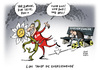 Cartoon: Eon Energiewende radikal (small) by Schwarwel tagged eon,energiewende,radikal,veränderung,kohle,tom,gas,energie,natur,umwelt,erhaltung,zerstörung,blume,steuerzahler,karikatur,schwarwel