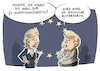 Cartoon: EU von der Leyen Merkel (small) by Schwarwel tagged von,der,leyen,eu,kommission,vorsitz,parlament,brüssel,europäische,union,politik,politiker,politikerin,verteidigungsministerin,kommissionsvorsitz,fraktion,cdu,kommissionspräsidentin,europaparlament,nominierung,angela,merkel,bundeskanzlerin,zittern,händezittern,krank,krankheit,zitteranfall,gesundheit,gesund,cartoon,karikatur,schwarwel