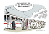 Cartoon: Flüchtlinge Deutschland Einreis (small) by Schwarwel tagged flüchtlinge,deutschland,einreise,ungarn,karikatur,schwarwel,zug,pankow,sonderzug