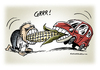 Cartoon: Fressfeinde (small) by Schwarwel tagged gedabbte,biokraftstoff,auto,kfz,bio,lebensmittelmangel,lebensmittel,nahrung,karikatur,schwarwel,natur,umwelt