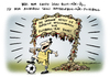 Cartoon: Fußball EM Ukraine Hunde Tötun (small) by Schwarwel tagged ukraine,straßenhunde,tot,toetung,mord,grausam,bestialisch,fußball,em,2012,blut,oel,tor,ball,tier,mensch,karikatur,schwarwel