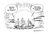 Cartoon: Guttenberg Gorch Fock (small) by Schwarwel tagged guttenberg,gorch,fock,meuterei,schiff,see,armee,bundeswehr,minister,kadett,schikane,bord,kommandant,ausbildung,segel,takelage,marine,matrose,seefahrt,soldat,offizier,verteidigungsminister,karikatur,schwarwel