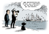 Cartoon: Guttenberg Gorch Fock (small) by Schwarwel tagged guttenberg,gorch,fock,meuterei,schiff,see,armee,bundeswehr,minister,kadett,schikane,bord,kommandant,ausbildung,segel,takelage,marine,matrose,seefahrt,soldat,offizier,verteidigungsminister,karikatur,schwarwel,ratte