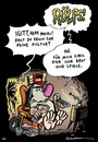 Cartoon: Herr Mauli Hochkultur 2 (small) by Schwarwel tagged schwarwel,cartoon,comic,strip,satire,witz,lustig,herr,mauli,kultur,hochkultur,brot,und,spiele,fernsehen,sessel,bier,rülps,tier,mann,maulwurf,freizeit,frau