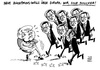 Cartoon: Jean Claude Juncker EU Präsiden (small) by Schwarwel tagged jean,claude,juncker,nominierung,eu,europäische,union,kommissionspräsident,karikatur,schwarwel,anonymous,angela,merkel