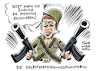 Cartoon: Kramp Karrenbauer Bundeswehr (small) by Schwarwel tagged akk,andrea,kramp,karrenbauer,cdu,verteidigungsministerin,bundeswehr,soldat,soldaten,armee,von,der,leyen,eu,parlament,kommissionspräsidentin,wahlen,frauen,politikerin,nico,semsrott,sonneborn,die,partei,merkel,zerstören,rezo,rezovideo,rezomusik,meinungsfreiheit,cartoon,karikatur,schwarwel