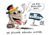 Cartoon: Mallorca kein Risikogebiet mehr (small) by Schwarwel tagged corona,coronapandemie,pandemie,covid19,urlaub,mallorca,risikogebiet,quarantäne,maskenpflicht,maske,schutzmaske,abstandsregeln,ballermann,cartoon,karikatur,schwarwel