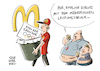 Cartoon: McDonalds Olympische Spiele (small) by Schwarwel tagged mc,donalds,fastfood,fastfoodkette,essen,nahrung,ernährung,lebensmittel,burger,vertragsabbruch,vertragsbruch,vertrag,top,sponsor,olympische,spiele,sport,karikatur,schwarwel