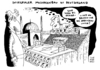 Cartoon: Moscheebau Leipzig (small) by Schwarwel tagged moscheebau,leipzig,fremdenfeindlichkeit,bevölkerung,karikatur,schwarwel,religion,gewalt,ahmadiyya,gemeinde,gohlis,schweinsköpfe,schwein,muslime,abschreckung,terror,staatsschutz,rechtsradikal,nazis,radikal,npd,ausländer,islam