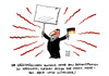 Cartoon: Pegida Proteste (small) by Schwarwel tagged pegida,proteste,konfliktforscher,streit,konflikt,demo,demonstration,rechts,nazi,protest,karikatur,schwarwel,wut,hass