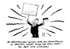 Cartoon: Pegida Proteste (small) by Schwarwel tagged pegida,proteste,konfliktforscher,streit,konflikt,demo,demonstration,rechts,nazi,protest,karikatur,schwarwel,wut,hass
