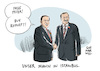 Cartoon: Peter Steudtner Erdogan (small) by Schwarwel tagged peter,steudtner,freepeter,erdogan,gefangenschaft,gefängnis,diktatur,demokratie,demokrat,demokratisch,meinungsfreiheit,pressefreiheit,presse,journalist,journalismus,altkanzler,schröder,kanzler,türkei,politik,politiker,außenpolitik,ankara,präsident,staatspräsident,regierung,macht,machthaber,putsch,putschversuch,deniz,yücel,freilassung,freedeniz,istanbul,karikatur,schwarwel