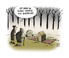 Cartoon: Querkopf (small) by Schwarwel tagged karikatur,schwarwel,tot,tod,sterben,friedhof,sarg,bestattung,bestattungskultur,beerdigung,grabstein