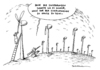 Cartoon: Rot Schwarz Energiewende (small) by Schwarwel tagged rot,schwarz,kürzung,förderung,energiewende,windrad,solar,einsparung,natur,umwelt,öko